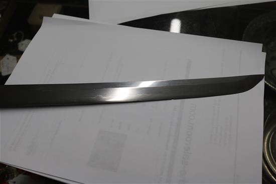 A Japanese sword length 103cm